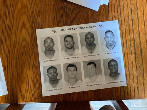 1996 Tampa Bay Buccaneers team issued head shot photo set - Picture 8 of 11