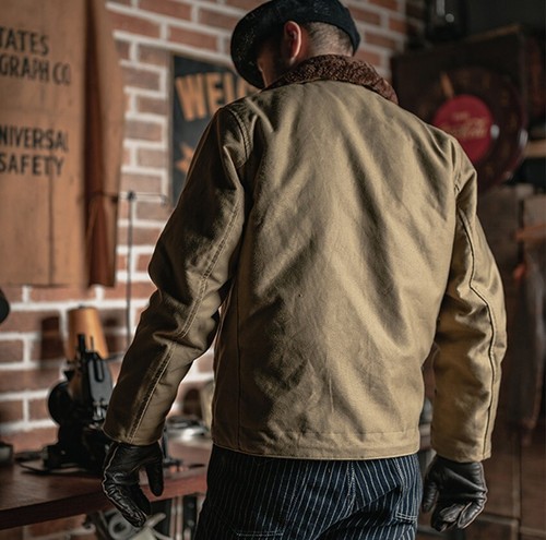 Chaqueta Naval BRONSON Submariner N-1 SUBMARINA con Forro de Lana Completo - Imagen 2 de 21