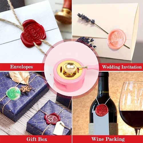 Retro 15 Letter Wax Seal Stamp Alphabet Letters Resin Stove Spoon Handle Tool - Picture 3 of 27