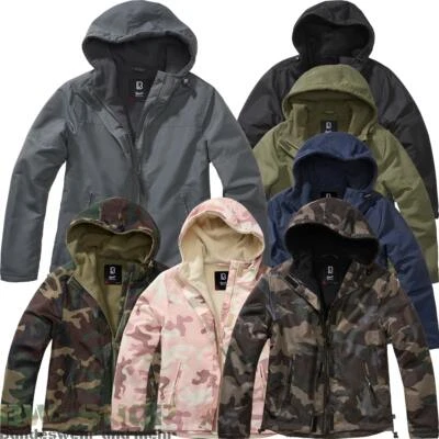BRANDIT WINDBREAKER ZIPPER DAMEN GEFÜTTERT REGENJACKE WINDJACKE ARMY JACKE RV - Bild 1 von 4