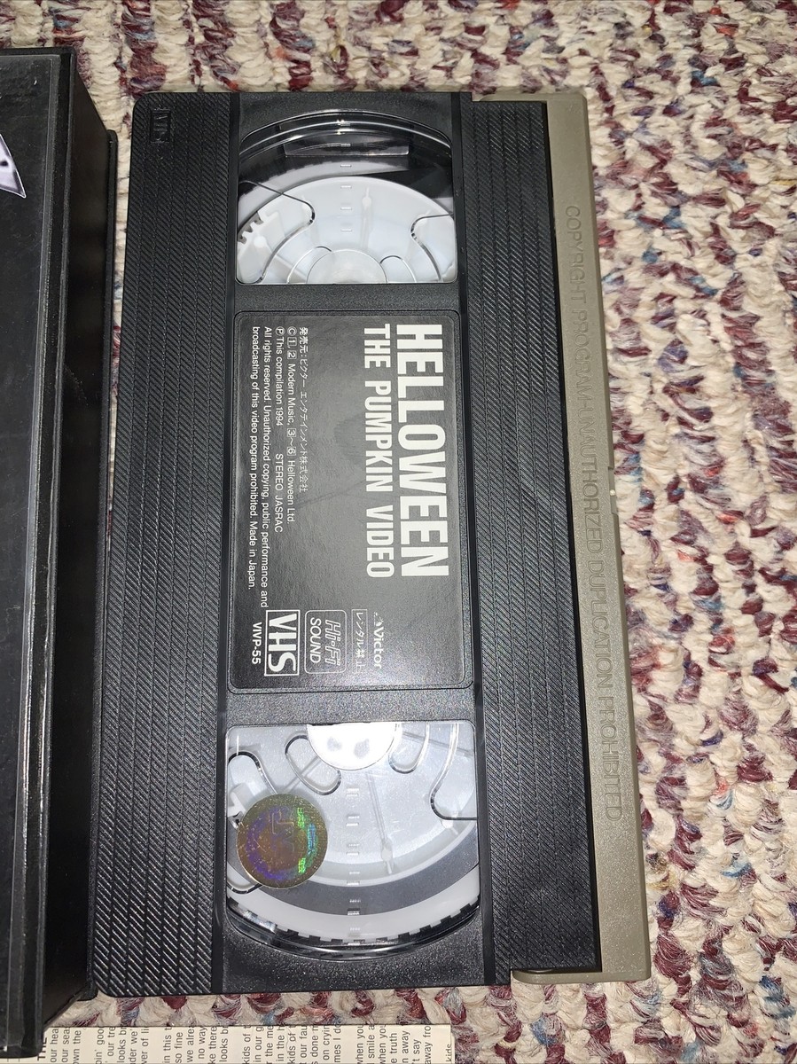 Helloween THE PUMPKIN VIDEO VHS Japan Import 1994 Metal Victor