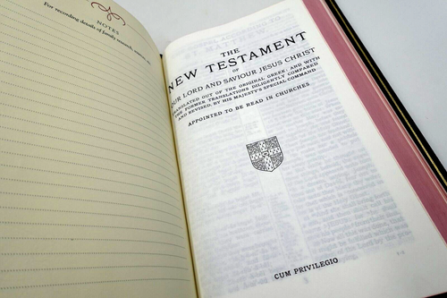 RARE The Cambridge Family Bible Hardcover w/ Box *HAS FLAWS READ DESCRIPTION* - Picture 13 of 24