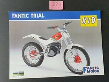 FANTIC TRIAL KID 50cc BROCHURE MOTO MULTILINGUE SPECIFICHE SUL RETRO VNC 