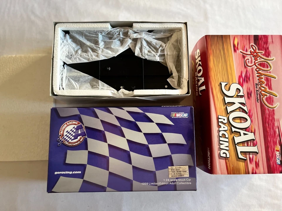 Action #33 Ken Schrader Skoal 1999 Monte Carlo #W249916064-1 1/24 Scale Diecast - Image 4 of 4