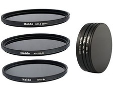 Haida ND Graufilterset ND8x, ND64x, ND1000x -  72mm inkl. Stack Cap