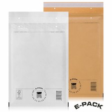 Luftpolstertaschen Versandtaschen A1 B2 C3 D4 E5 F6 G7 H8 J9 I9 K10 Wei&szlig; Braun