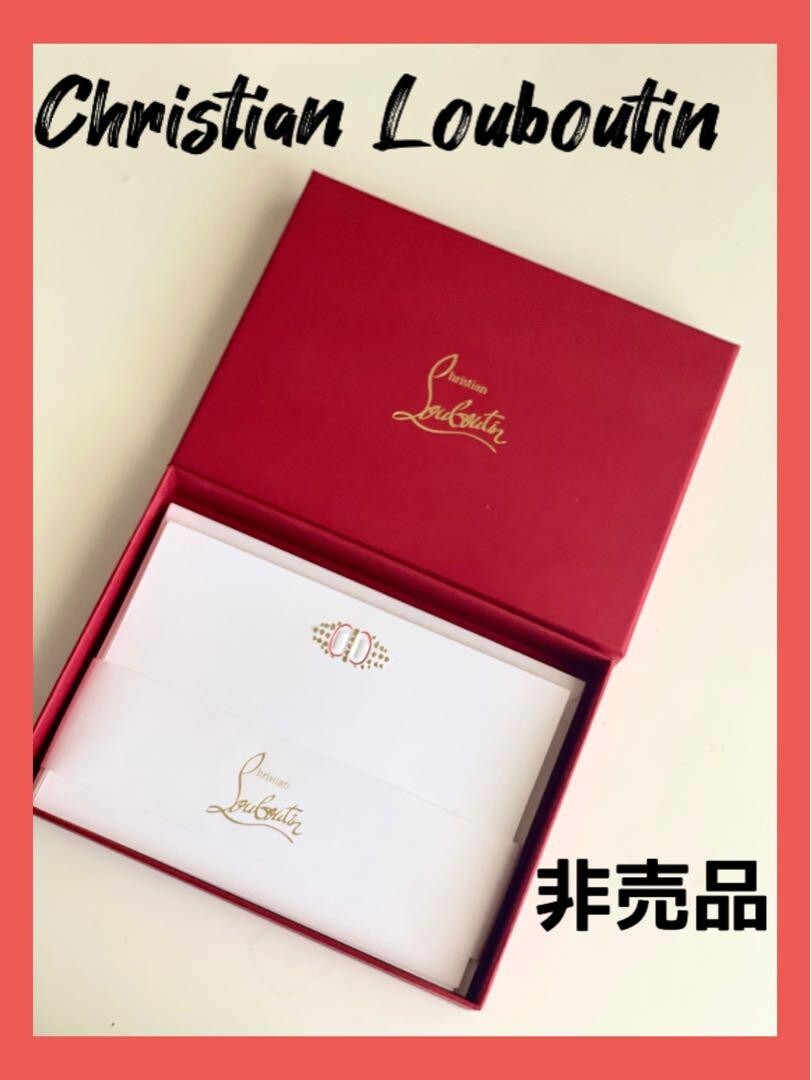 Christian Louboutin Letter Set ( 10 cards & 10 envelopes included
