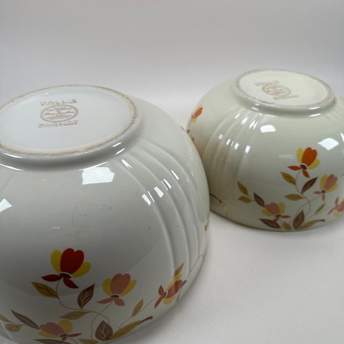 Hall Autumn Leaf Mixing Bowls Uranium Glazed Pre-WWII Set of 2 - Picture 6 of 9