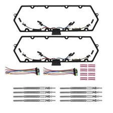 Diesel Valve Cover Gasket & Glow Plug Harness Kit & Injector For Ford 7.3L 98-03