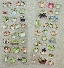 Transparent Frog Cute Sticker Sheet 2 Sheet/order - Random Selection