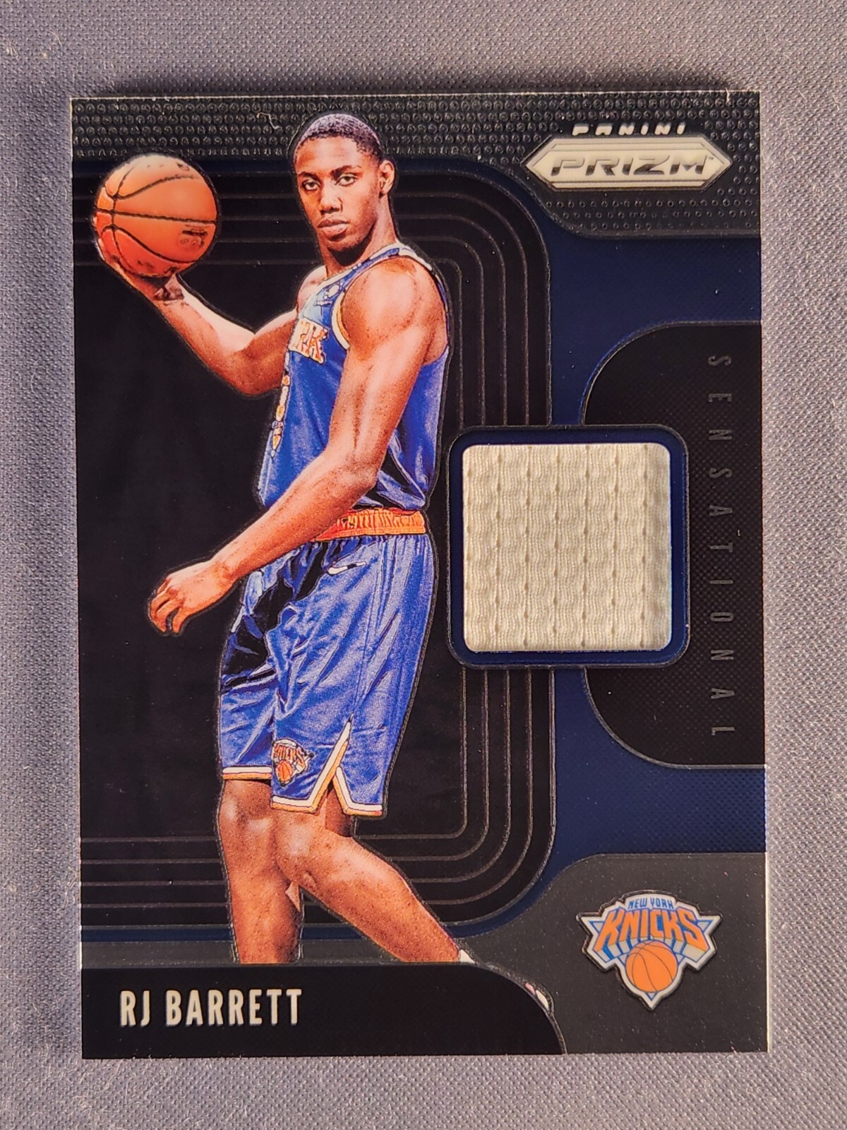 2019-20 Prizm Sensational Swatches #SS-RJB RJ Barrett Rookie RC Jersey SP