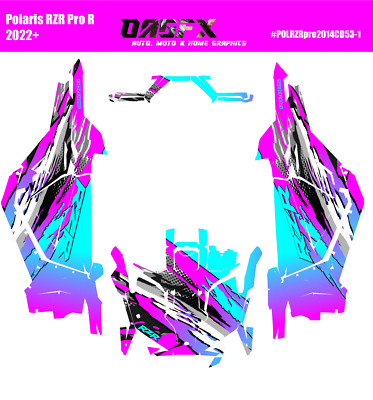 2022-2024 Polaris RZR XP Pro XP Pro R OAGFX Graphics Kit D53-1 Wild | eBay