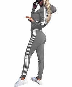 Udaderas Mujer Pantalones Tops Conjunto De Chandal De Mujer Xl