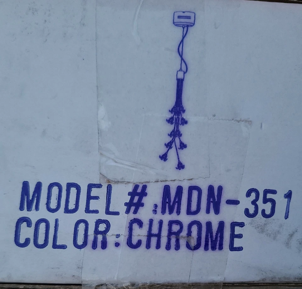 Colgante Trans Globe Lighting MDN-351 vidrio transparente diez luces nuevo Foto 2 de 2