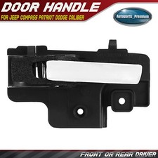 Front or Rear Driver Chrome Interior Door Handle for Jeep Compass Patriot Dodge