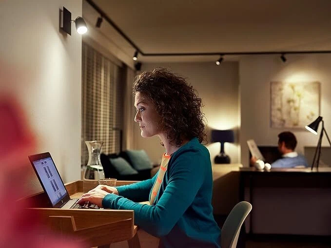 Philips 4.7W GU10 LED Spotlight Warm White 2700K Non-Dim 4 Pack 50W Eqv - Image 3 of 4