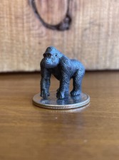 Miniature Soft Rubber GORILLA Figure Animal Crafts Diorama Model Toy