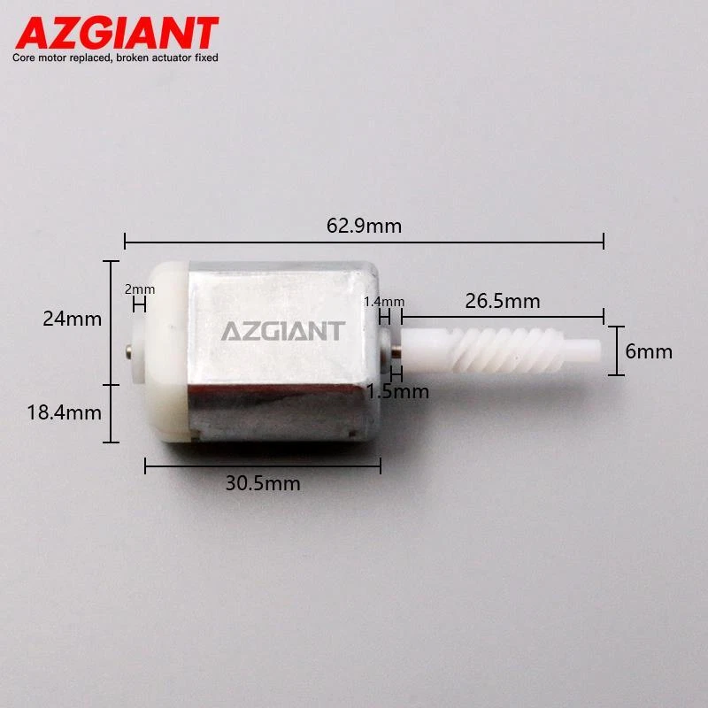 适用于斯巴鲁 Legacy MK2 1995 - 1998 / MK3 1998 - 2003 汽车门锁动作电机 — 第 2/4 张图片