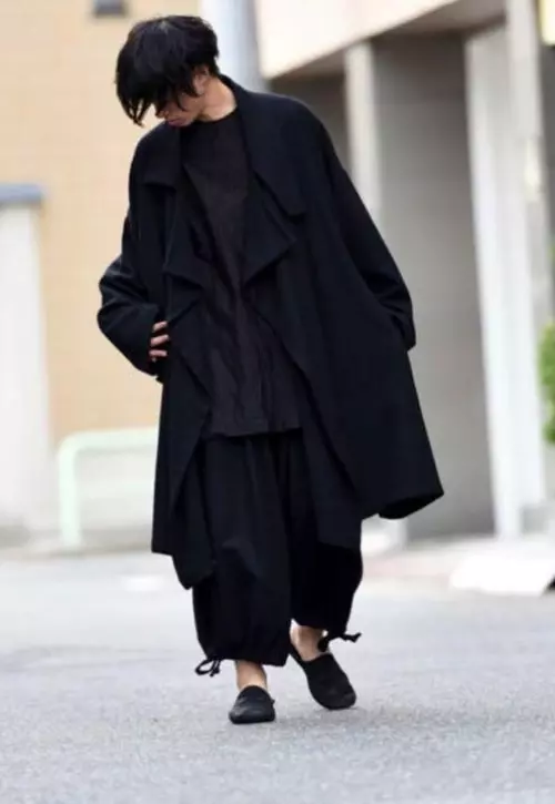 Yohji Yamamoto pour homme Black Trench Coat Size 2M Made