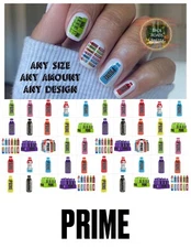 Drink Prime Waterslide Nail Decals Set Of 50 Instructions & Bonus