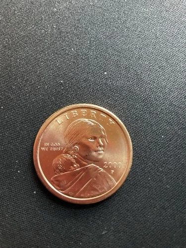 2000 P Sacagawea Dollar Coin US Liberty Gold Uncirculated