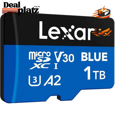 Lexar 1TB microSDXC UHS-I Karte bis 160 MB/s für Smartphones/Tablets