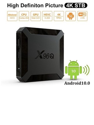 X96Q Smart TV Box Android 10 Allwinner H313 2GB/16GB inkl. OVP