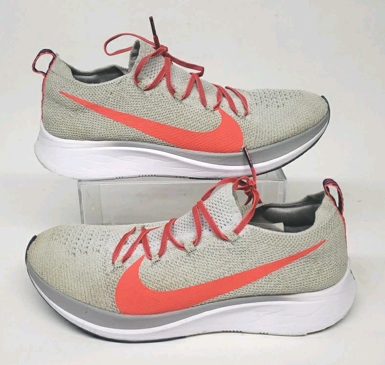 シューズ NIKE - zoom fly flyknit 28.5 Nike Zoom Fly Flyknit Men's Running Shoe White Red AR4561-044 Size