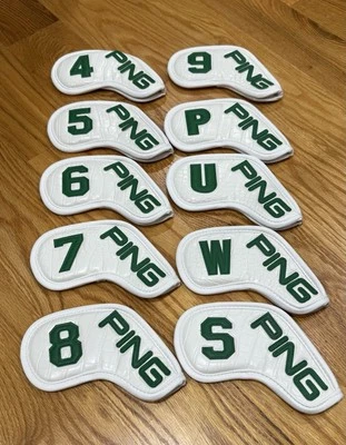 [MAGNETIC] PING Iron Head Cover 10 Pcs 4-P, U, S, W (White) - Image 1 of 2