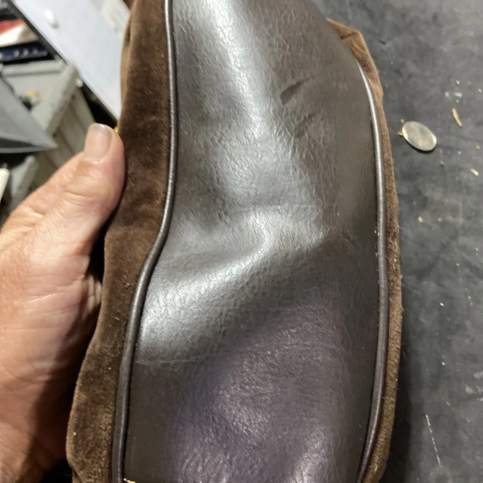 Raro Juicy Couture Velour Daydreamer "Érase una vez" Bolso Cartera Hobo Y2K Marrón Foto 3 de 4