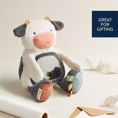 Itzy Ritzy Itzy Bitzy Mirror  Cow Plush Toy