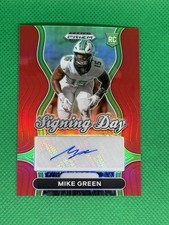 Mike Green 2025 Prizm Draft Silver Auto Autograph RC Ravens 11/399 E61