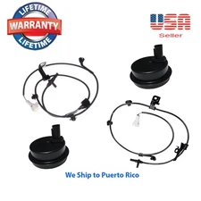 4 ABS Wheel Speed Sensor Rear Front R & L Fit:Toyota YARIS 09-11 &SCION XD 9-14