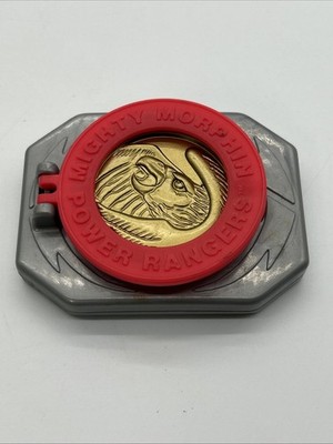 VINTAGE POWER RANGERS MOVIE MORPHER & 3 COINS McDONALDS HAPPYMEAL TOY MMPR 1995