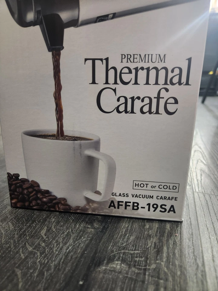 Zojirushi AFFB-19SAXA Jarra Térmica Premium 1.85L 64oz Vacío Café Té Acero Foto 2 de 4