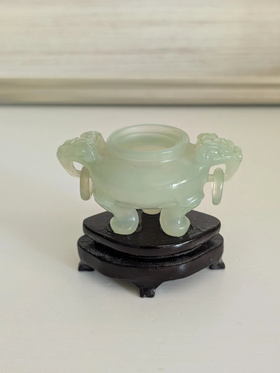 古董原始玉石古董中国香炉| eBay