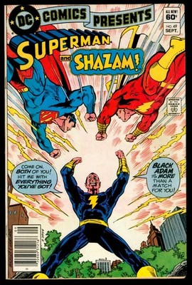 DC COMICS PRESENTS #49 SUPERMAN And SHAZAM vs BLACK ADAM FN/VFN 7.0