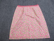 Vintage Lilly Pulitzer Skirt Womens 2 Pink Pineapple Floral Print Lined Tropical