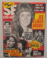 Abba / Frida   - A very rare newspaper from Norway from 1982 ( Full magazine )