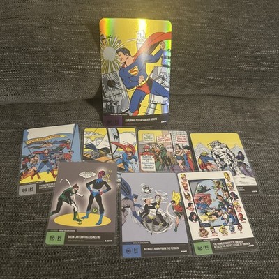Jumbo Superman Defeats DC Comic Covers Card Epic + 7 Karten Codes alle unbenutzt