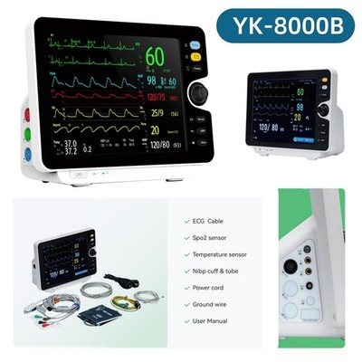 12.1 inch  Vital Signs Portable Monitor Multi-parameter YK8000B Patient Monitor