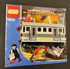 Lego: 4855 Spider-Man&rsquo;s Train Rescue W/Manual & Train & Jonah Minifig