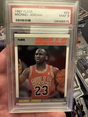 1987-88 Fleer Michael Jordan 2nd Year Card! PSA 9 Mint! HOF The Best Ever
