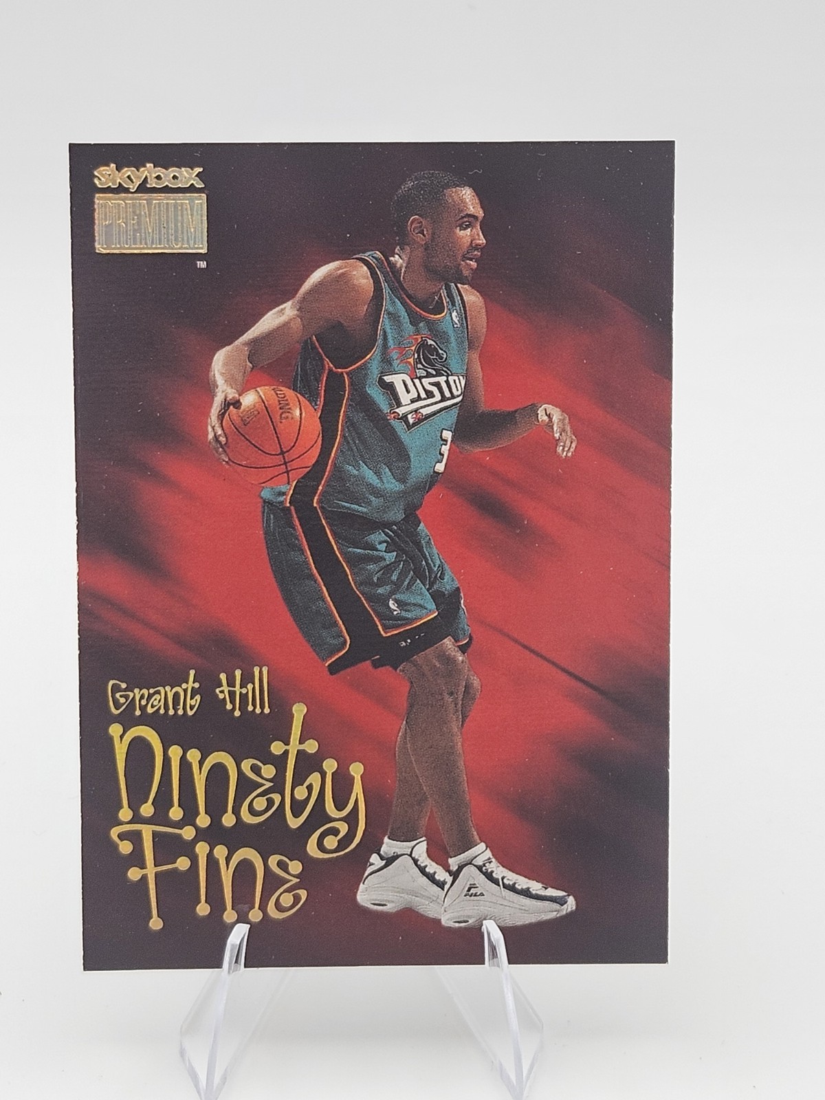 1998-99 Skybox Premium - Ninety Fine Grant Hill #208 Detroit Pistons NBA