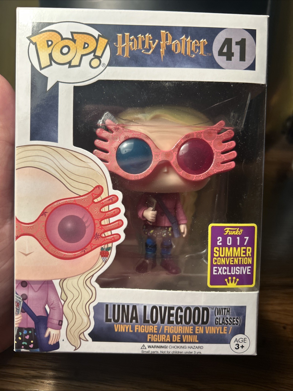 Funko POP! Harry Potter: Luna Lovegood [w/glasses] #41 w/pro
