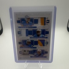 2025 Panini National Treasures NFL Gear Quad Materials Herbert Mack Hampton Jam…