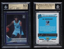 2019 Donruss Optic Rated Purple Prizm Ja Morant #168 BGS 9.5 GEM MINT Rookie RC