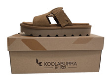 Koolaburra By UGG Tizz Slide Chestnut Slippers Women's Size 9 1167751 New In Box