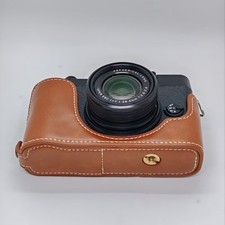 Custodia dock protezione borsa fotocamera Fujifilm X10 X20 base cover pelle guscio