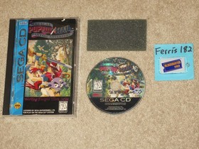 Great Shape! Popful Mail Sega CD Fantasy Adventure 100% Complete In Box CIB